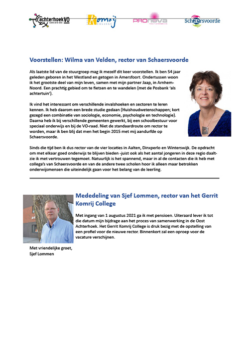 Nieuwsbrief #7