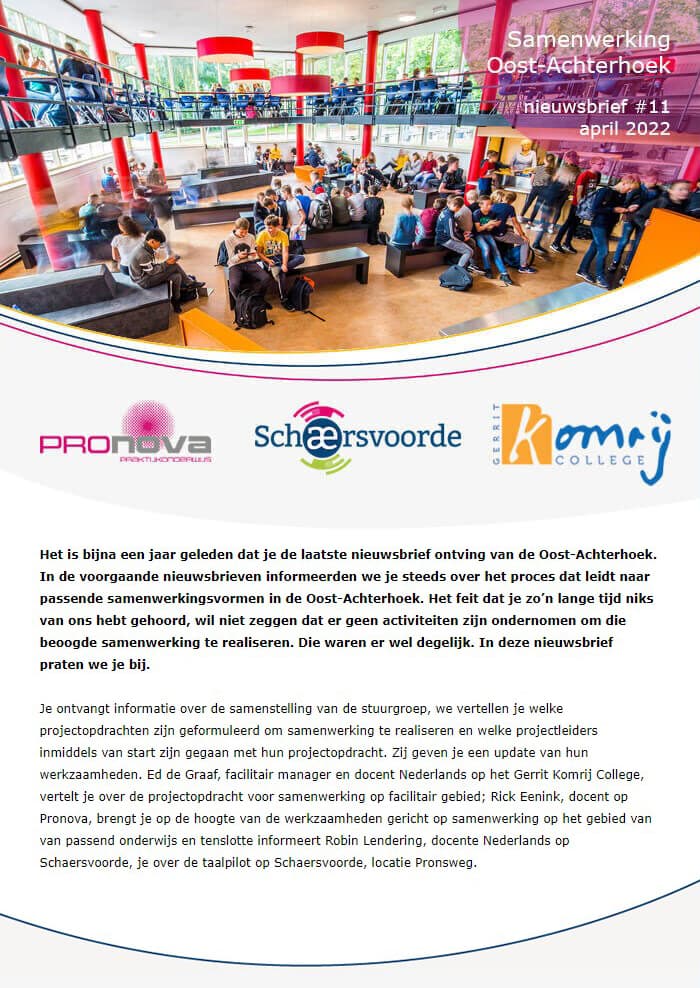 Nieuwsbrief #11